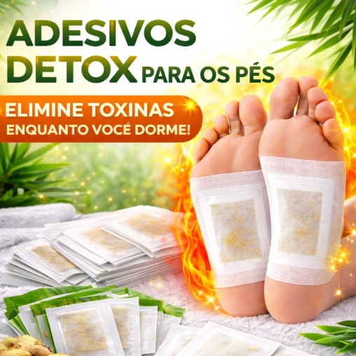 Premium Patches Naturais para Pés –  Adesivo de desintoxicação natural