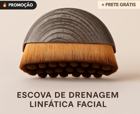 DrenaFace – Escova de Drenagem Linfática Facial