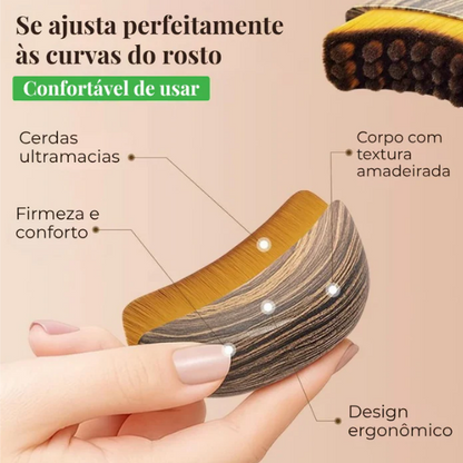 DrenaFace – Escova de Drenagem Linfática Facial