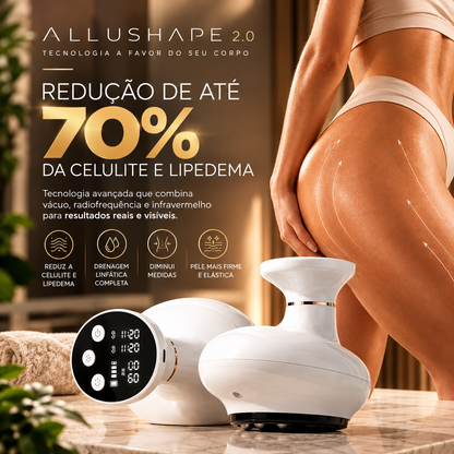 AlluShape 2.0 - Potente redutor de Gordura Localizada, Celulite e Lipedema.