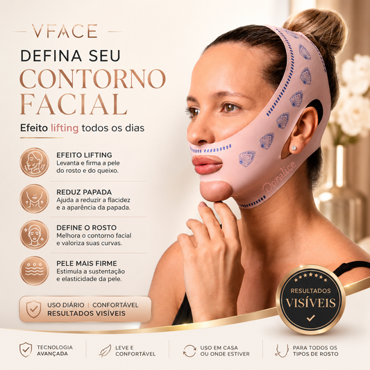 V Face Revitalize - Máscara de Contorno Facial [efeito lipo de papada]